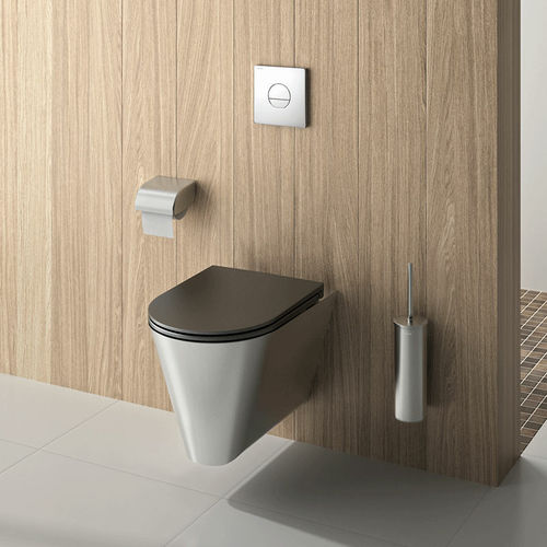 Brosse de toilettes en inox - BE-LINE®  - DELABIE - en plastique / murale / polie
