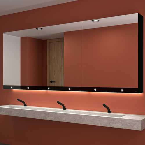 Miroir de salle de bain mural - 51020 series - DELABIE - professionnel / contemporain / rectangulaire
