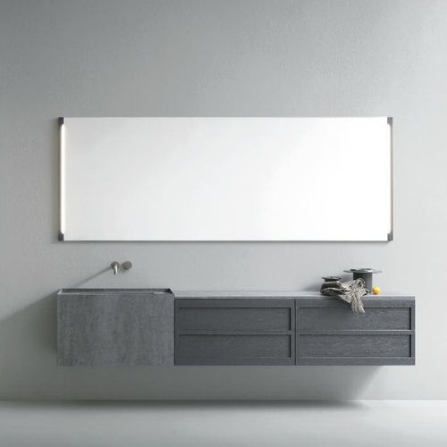 Meuble vasque suspendu - CR#2.02 - novello - en chêne / contemporain / sans porte