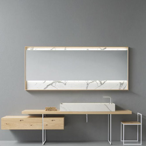 Meuble vasque suspendu - CR#2.08 - novello - en bois / contemporain / sans porte