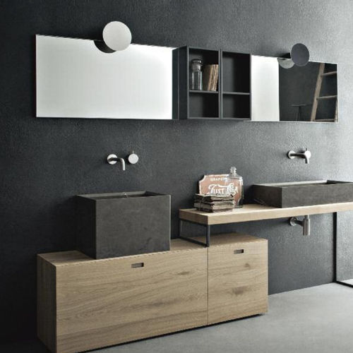 Meuble vasque suspendu - CR#2.09 - novello - en chêne / contemporain / sans porte