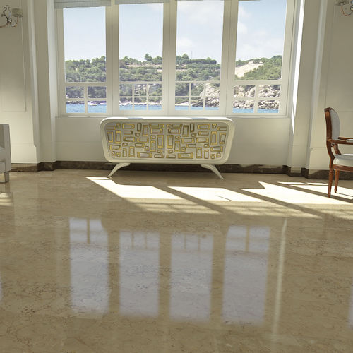 Carrelage en marbre - CREMA DORADO - GRUPO SAN MARINO - poli / d'intérieur / de sol