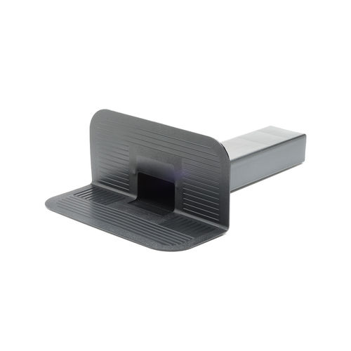 Raccord d'évacuation en TPE - TPE L 427 - 90&deg; RIBBED FLANGE - IMPERTEK Srl - angulaire