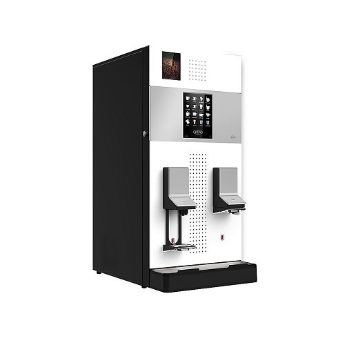 Machine à café expresso - CQUBE EVO MF13 SW WHITE - CREM INTERNATIONAL - combinée / professionnelle / automatique