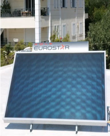 Chauffe-eau solaire - EUROSTAR FINO - Sole - sur toiture / horizontal / professionnel