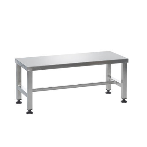 Banc design industriel - E150 - TECNOTELAI - en acier inoxydable / sans dossier / sans accoudoirs