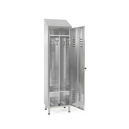Casier vestiaire en inox - E102 - TECNOTELAI - à clé / professionnel / argenté
