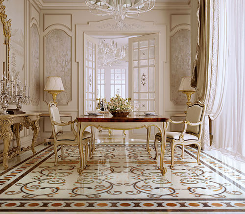 Carrelage en marbre - LONDON - BUDRI - d'intérieur / pour sol / grand format