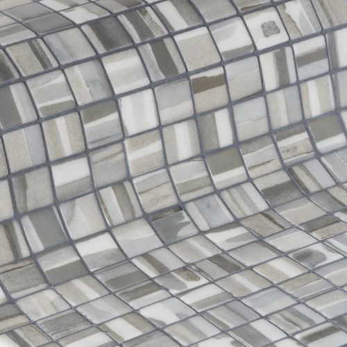 Mosaïque en verre - LAYERS 25 - EZARRI MOSAICO - texturée / d'intérieur / d'extérieur