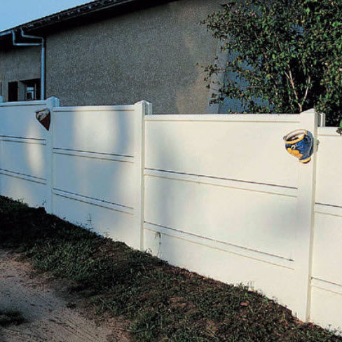 Clôture à panneaux - ALKERN - résidentielle / en béton / modulaire