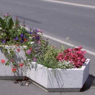 Jardinière en béton - HEXA - ALKERN - hexagonale / modulable / contemporaine