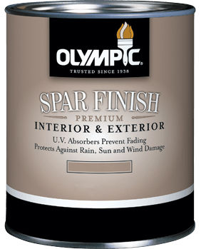 Vernis de protection - OLYMPIC® SPAR FINISH  - OLYMPIC - pour bois / satiné