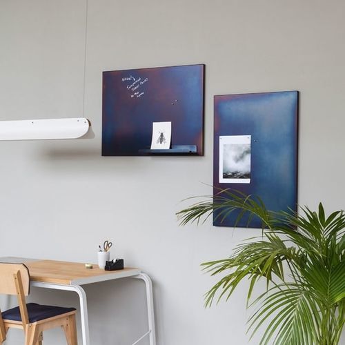 Tableau magnétique - VIJ5 - noir / mural / en acier trempé