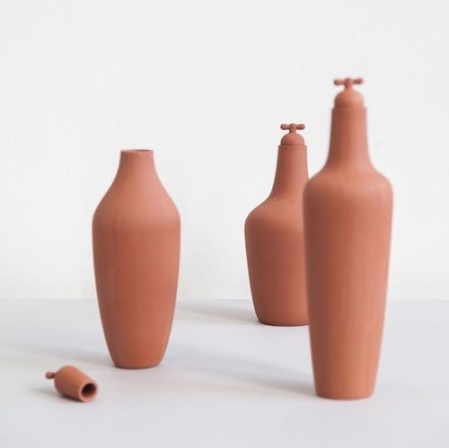 Carafe en céramique - VIJ5 - en terracotta / en grès