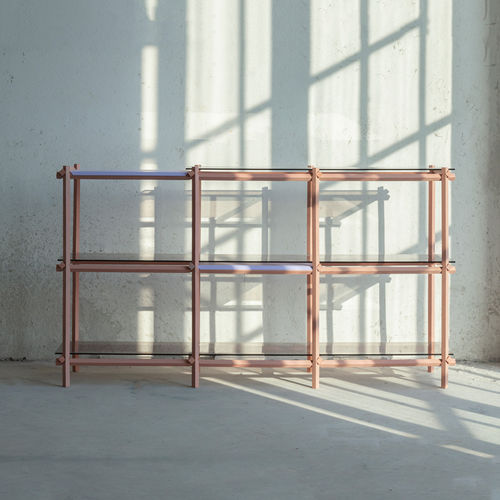 Étagère modulable - Angled Cabinet - VIJ5 - contemporaine / en bois / en aluminium