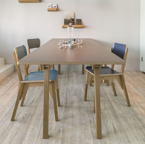 Table à manger contemporaine - 's-Table - VIJ5 - en chêne / en contreplaqué / en bouleau