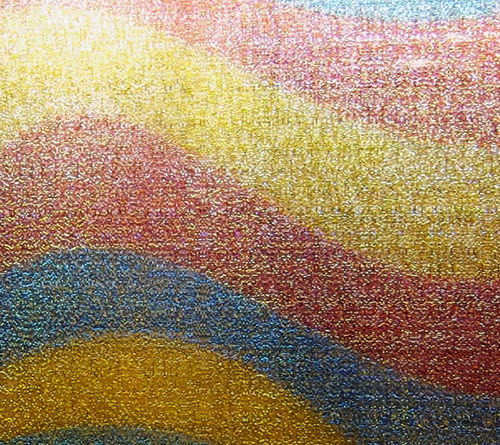 Bardage en panneaux - ZARI REFLECTIONS ™ - SENSITILE - en acrylique / réfléchissant / à motif