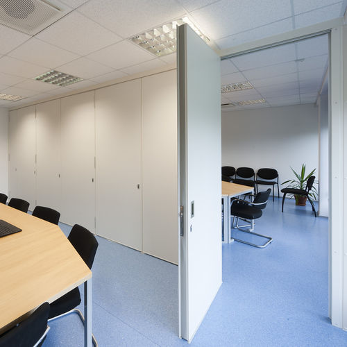 Cloison pliante - ALATAR - Wallenium - en aluminium / de bureau / insonorisée