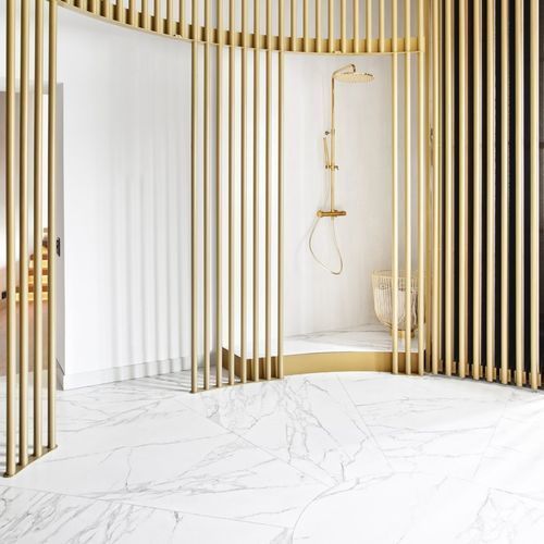 Panneau décoratif de revêtement - Calacatta  - NEOLITH - mural / pour agencement intérieur / inrayable