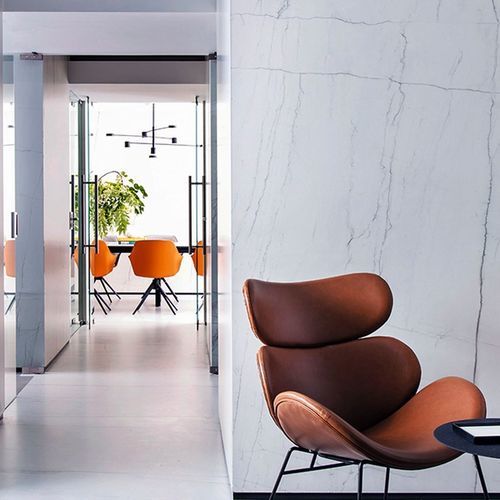 Panneau décoratif de revêtement - Mont Blanc - NEOLITH - mural / pour agencement intérieur / pour sol