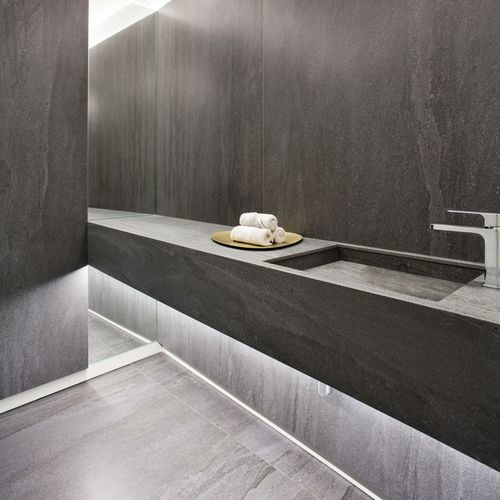 Panneau décoratif de revêtement - Aspen Grey - NEOLITH - mural / pour meuble / pour cuisine