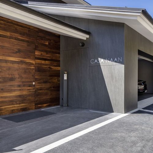 Plaque de pierre en pierre frittée - Basalt Grey - NEOLITH - pour façade / pour sol / murale