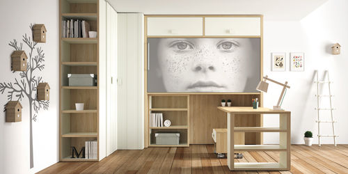 Lit escamotable - COPENHAGUE - Lagrama - simple / contemporain / pour enfant
