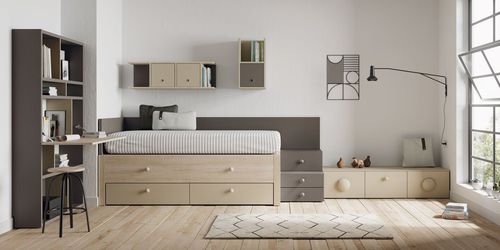 Chambre d'enfant en bois laqué - GRENOBLE - Lagrama - mixte