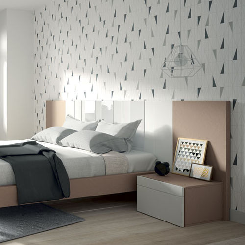 Tête de lit pour lit double - AV - Lagrama - contemporaine / en bois / en verre