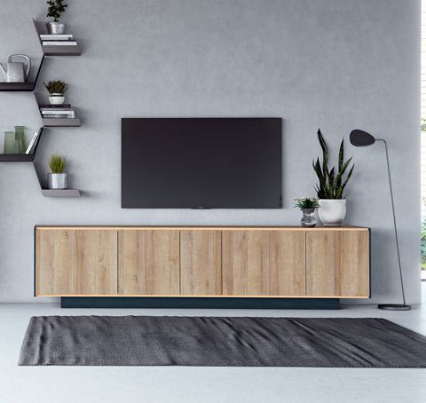 Meuble TV contemporain - UPSALA - Lagrama - lowboard / en bois