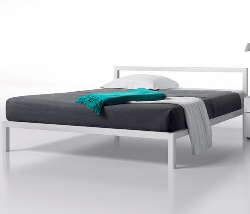 Lit double - Sistema Midi - contemporain / avec tête de lit / avec tables de chevet