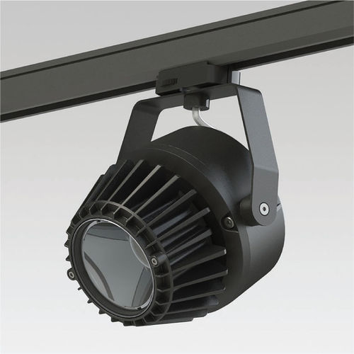 Éclairage sur rail à LED - JURA - Grunzell Pte Limited - rond / en aluminium / en fonte d'aluminium