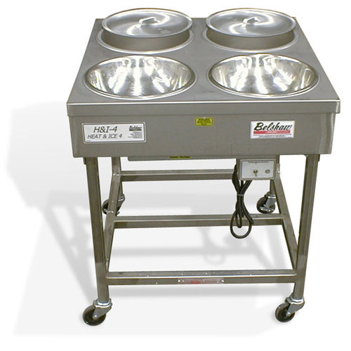 Table de préparation pour glaçage à beignets - H&I-4 - Belshaw - en acier inoxydable / mobile / professionnelle