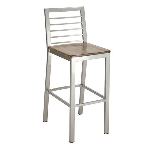 Tabouret de bar contemporain - RONDA - SICO - en bois / en vinyle / en fibre de verre