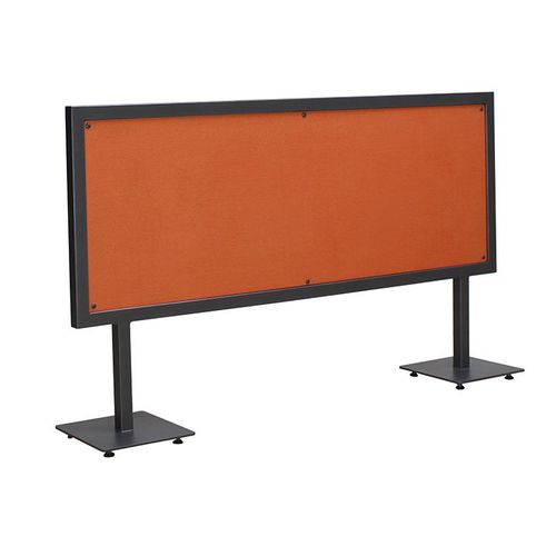 Barrière de foule - SICO - fixe / en métal / en stratifié