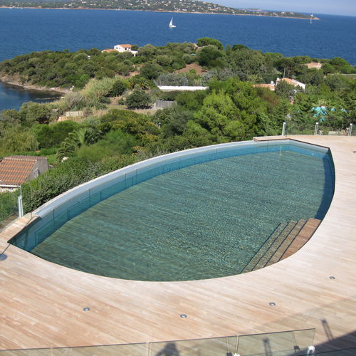 Fond mobile pour piscine en bois - VERTIGO - AQUALIFT INDUSTRIE