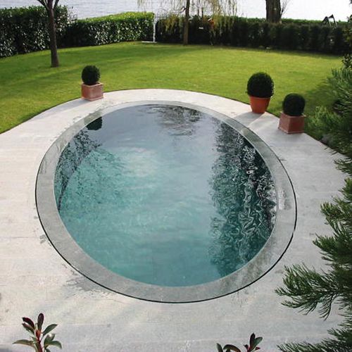 Fond mobile pour piscine en pierre - WATCH - AQUALIFT INDUSTRIE