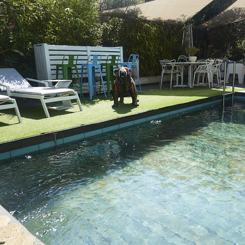 Fond mobile pour piscine en bois - BANDOL - AQUALIFT INDUSTRIE