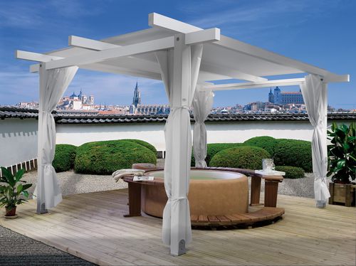 Pergola autoportée - NO LIMITS - IL CEPPO - en bois / couverture en toile