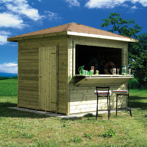 Abri de jardin en bois - MALAGA - IL CEPPO - contemporain / résidentiel