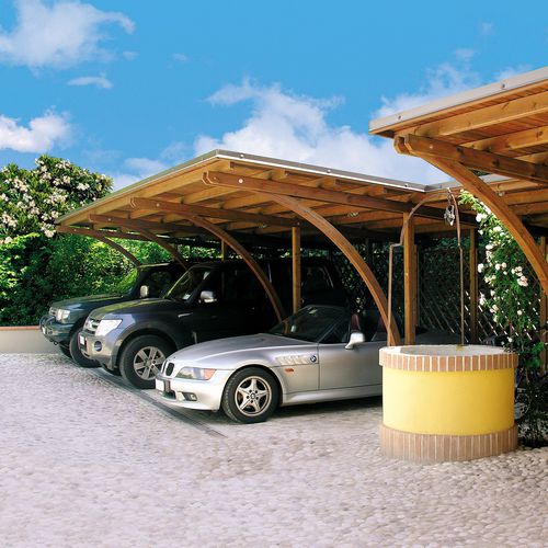 Abri de voiture en bois - AUTOCOVER - IL CEPPO