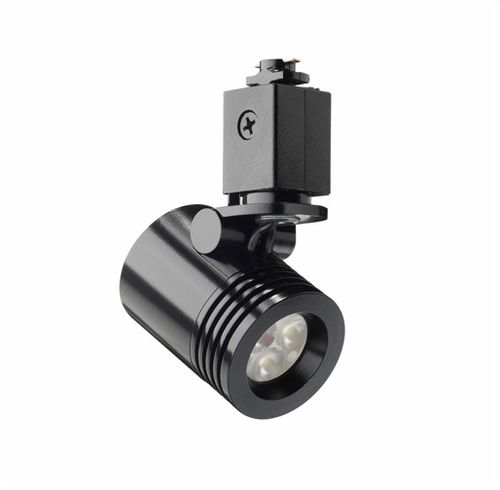 Éclairage sur rail à LED - TL114LED-4K-FL-BL - JUNO - rond / en aluminium / professionnel