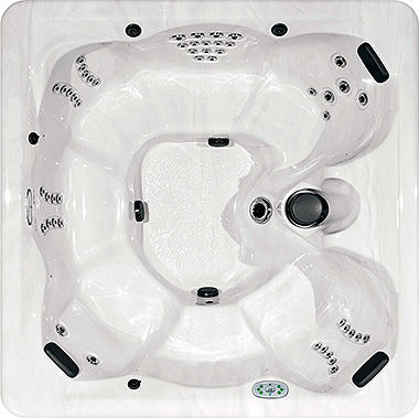Spa hors-sol - CLS 855 - MASTER SPAS - carré / 7 places / résidentiel