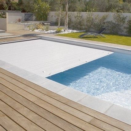 Couverture de piscine à lattes - ROUSSILLON - ASTRALPOOL - automatique / de sécurité / à capteur solaire