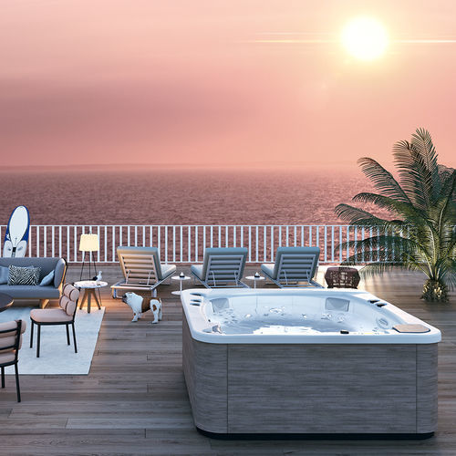 Spa encastrable - PACIFIC 70 - ASTRALPOOL - hors-sol / carré / 3 places