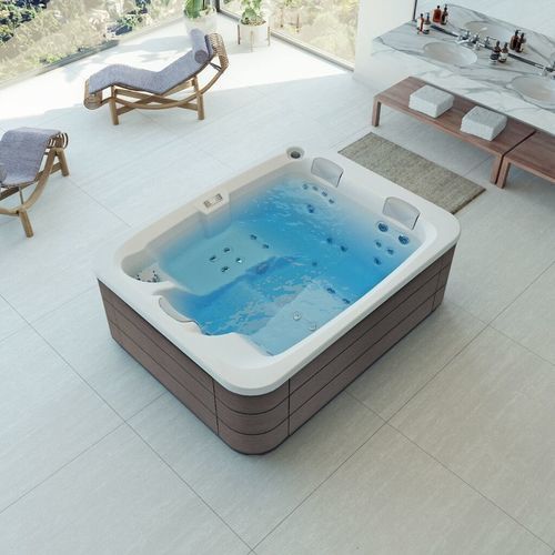 Spa hors-sol - ALEXANDRIA - ASTRALPOOL - 3 places / en bois / en inox