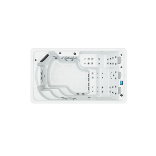 Spa de nage encastrable - CRETA - ASTRALPOOL - rectangulaire / 3 places / en inox