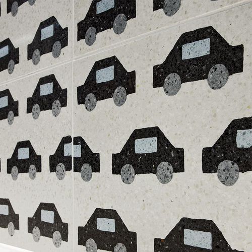 Carrelage en grains de marbre - WROOM  - MIPA srl - poli / d'intérieur / mural