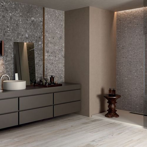 Carrelage en grès cérame - FUTURA - DESVRES - bouchardé / d'extérieur / de salle de bain