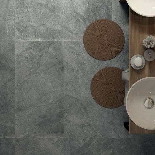 Carrelage en grès cérame - MINERAL - DESVRES - mat / d'intérieur / d'extérieur